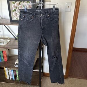 Men's Black Denim Jeans
